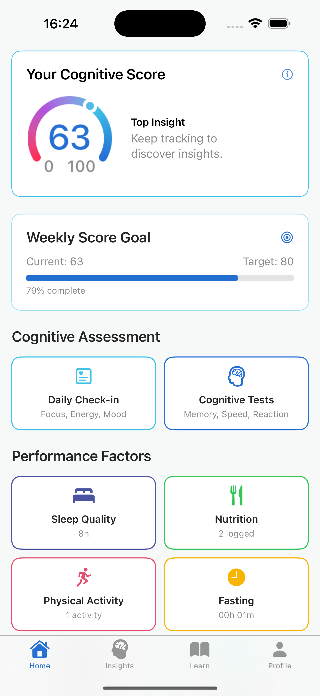 MindWhet app screenshot